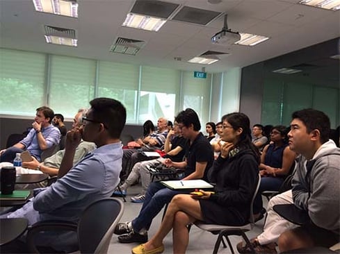 DELMIC giving a seminar on CLEM at the National University of Singapore