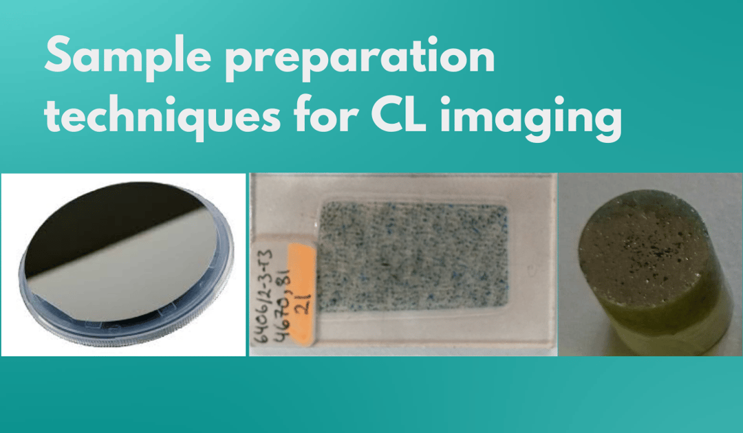 Sample preparation for cathodoluminescence imaging