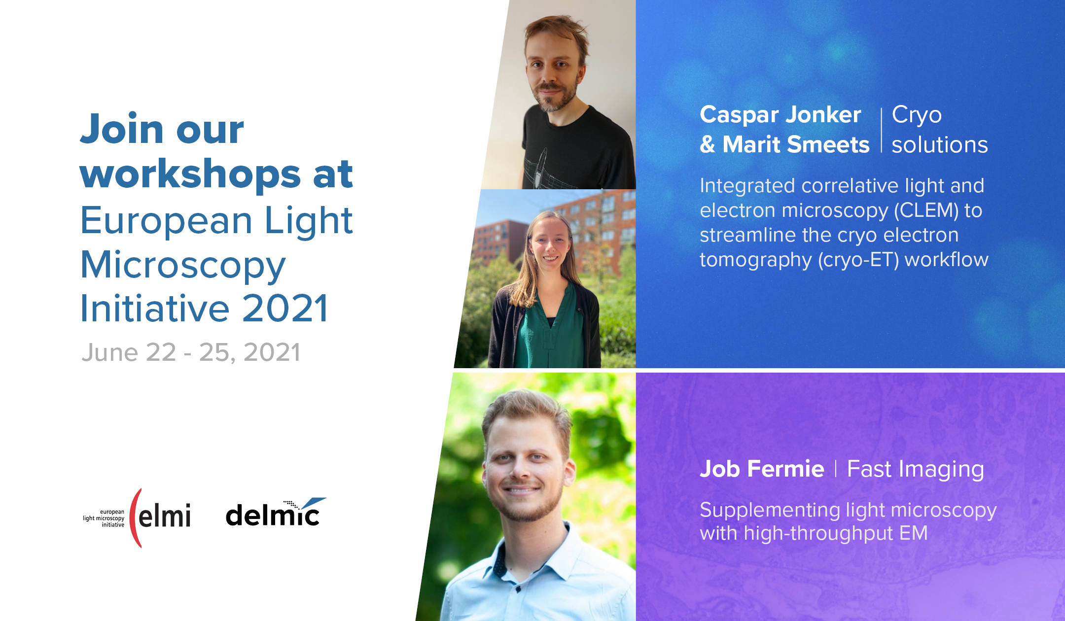 Join Delmic at European Light Microscopy Initiative 2021 (elmi2021)