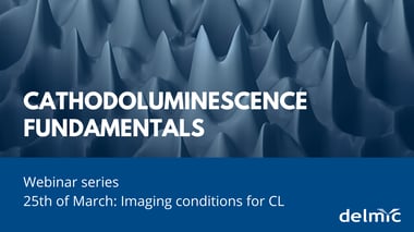 Imaging conditions for cathodoluminescence